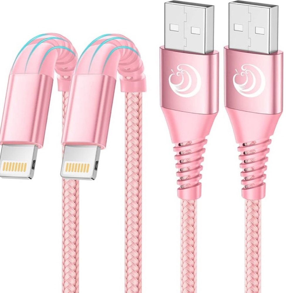 2 pack Lightening IPhone charging cable